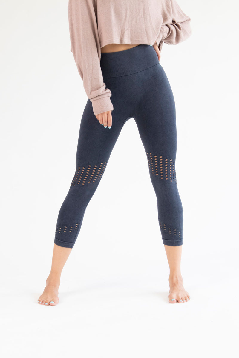 Navy Dot Mesh